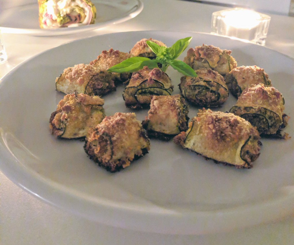 Involtini di zucchine al forno