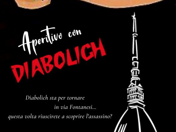 Locandina Aperitivo con Diabolich, Spazio Fontanesi, Salone OFF Torino